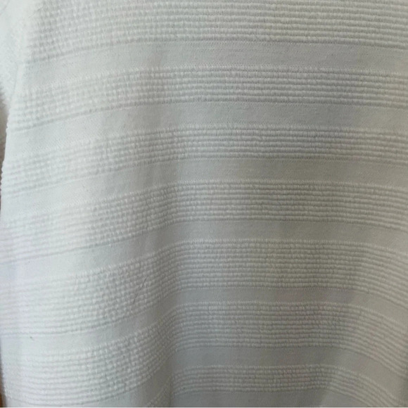 Talbots White Tunic with Blue/White Open Back.  Size M Petite - Picture 4 of 13